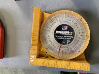 Johnson Magnetic Protractor Angle Locator