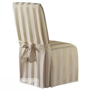 Astoria Grand Polyester Parson Chair Slipcover Natural(ARGD1354_23608626)