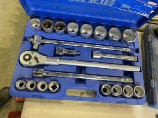 Westward 3/4"Dr Socket Set