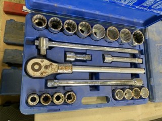 Westward 3/4"Dr Socket Set