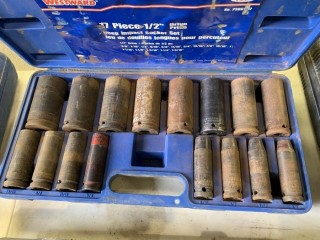 Westward 1/2"Dr Socket Set