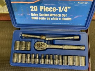 Westward 1/4"Dr Socket Set