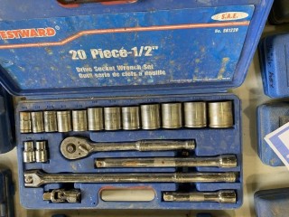 Westward 1/2"Dr Socket Set