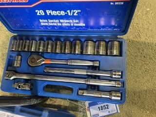 Qty Of (2) Westward 1/2"Dr Socket Set *Note: (1) Set Incomplete