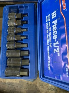 Qty Of (2) Westward Incomplete Socket Sets