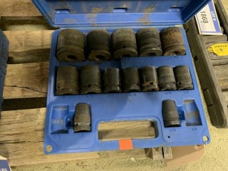 Westward Incomplete Impact Socket Set