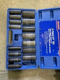 Westward 1/2"Dr Incomplete Socket Set