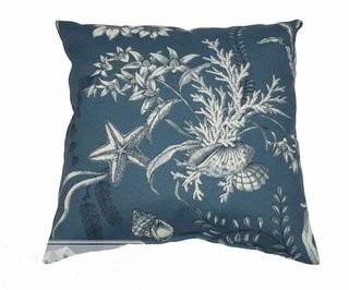 Swan Fabrics The Sea Outdoor Throw Pillow (SWDP1075)