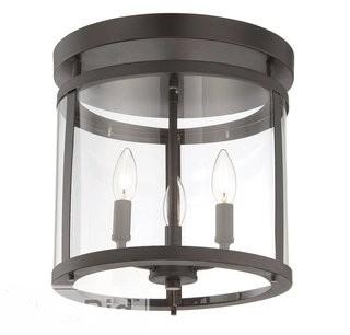 Three Posts Aldergrove 3-Light Semi Flush Mount (THRE3690_16322787)