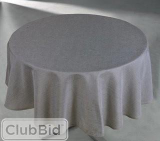 Red Barrel Studio Hoaglandd Tablecloth 60" Round - Grey(RBRS6247_22438077_22438079)
