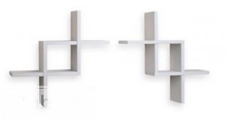 Brayden Studio Reversed Criss Cross Shelf (BRSD5391)