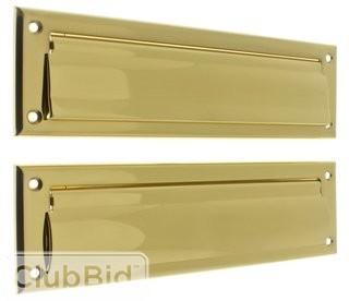 idh by St. Simons 13 in x 4 in Brass Mail Slot (IDHS1017_17589057)