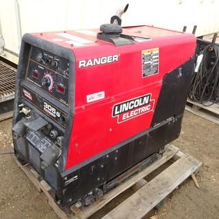 Lincoln Ranger 305G S/N U1130700329, 1288 HRS, Kohler CH730, metal slid. Base