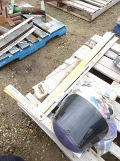 (3) Johnson Square, c/w hand saw, face shield and gloves