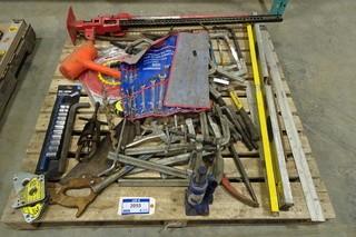 Quantity of Tools, Bottle Jack, Wrenches , Level