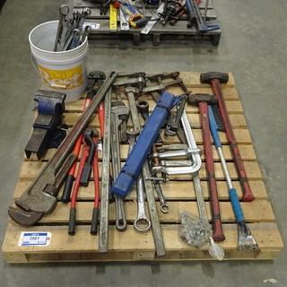 Quantity of Tools, Wrenches and Bolt Cutter