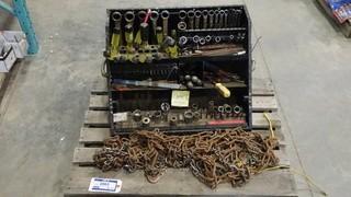 Quantity of Tools, Screw Drivers, Sockets, Chains