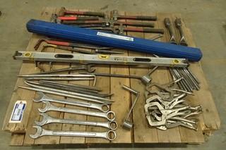 Quantity of Tools, Hammers, Wrenches and Levels