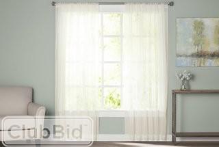 Wayfair Basics Wayfair Basics Solid Sheer Rod Pocket Curtain Panels - Purple(WFBS1832_23714577_23714572)