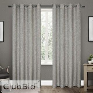 Highland Dunes Champlain Heavy Textured Polyester Woven Solid Blackout Grommet Curtain Panels (HLDS3337_22793808_22793806)