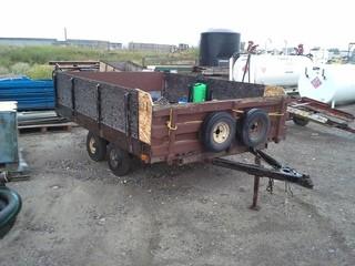 80" X 10' Custom Trailer W/Contents. 