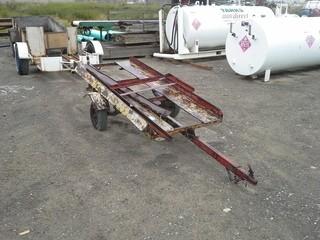 42" X 97" Single Axle Custom Trailer. 