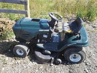 Craftsman Ride-on Lawn Mower 19hp Turbo Cool Gas Engine. 