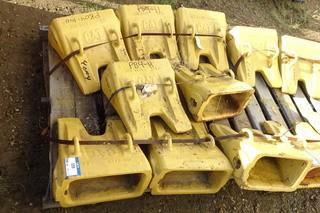 Quantity of (8) CAT #308-9429 Excavator / Shovel Teeth (unused)