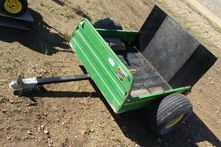 John Deere 22 Utility Trailer, 43" x 43" c/w ramp