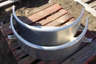 Quantity of (2) Unused Alum. Trailer Fenders