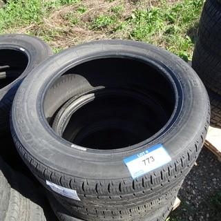 Set of (4) Bridgestone Turanza 215/55R17, good