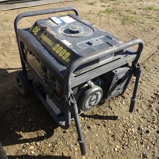 BE 9000 Watt Generator, S/N Not Available,  420CC, c/w wheels