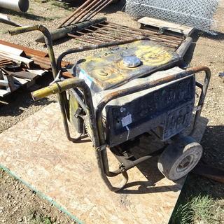 Portable Generator, Rough Shape c/w wheels