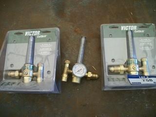 Qty Of Victor Cutskill HRF Series Regulator/Flow Meters