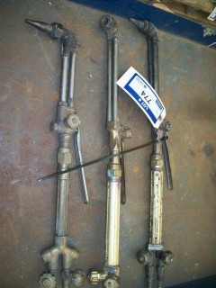 Qty Of (3) Oxy/Acetylene Cutting Torches