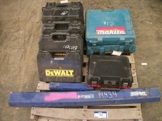 Qty Of Empty Power Tool Cases 