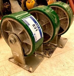 Qty Of (3) Heavy Duty Castors