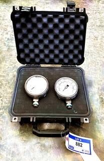 Qty Of (2) Pelican 1400 Case Pressure Gauges