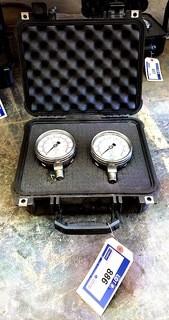 Qty Of (2) Pelican 1400 Case Pressure Gauges