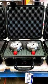 Qty Of (2) Pelican 1400 Case Pressure Gauges