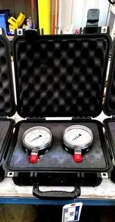 Qty Of (2) Pelican 1400 Case Pressure Gauges