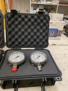 Qty Of (2) Pelican 1400 Case Pressure Gauges 