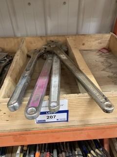 Qty Of (4) 24in Crescent Wrenches 