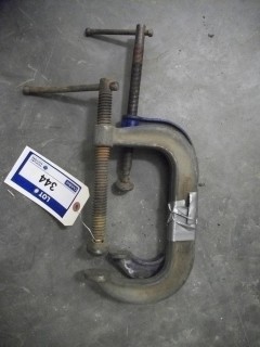 Qty Of (2) 6" C-Clamps