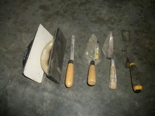 Qty Of Trowels And Molded Rubber Floats