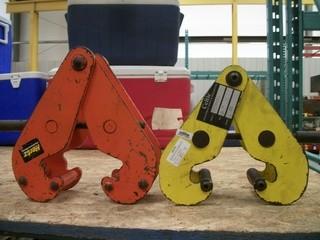 Qty Of (2) 2-Ton Beam Clamps