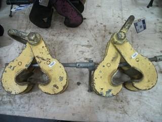 Qty Of (2) 5-Ton Beam Clamps