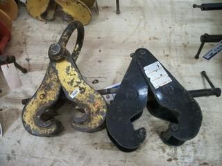 Qty Of (2) 2-Ton Beam Clamps