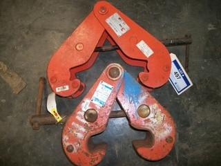 Qty Of (2) 3-Ton Beam Clamps