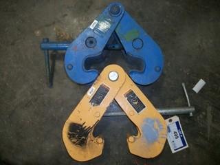 Qty Of (2) 3-Ton Beam Clamps